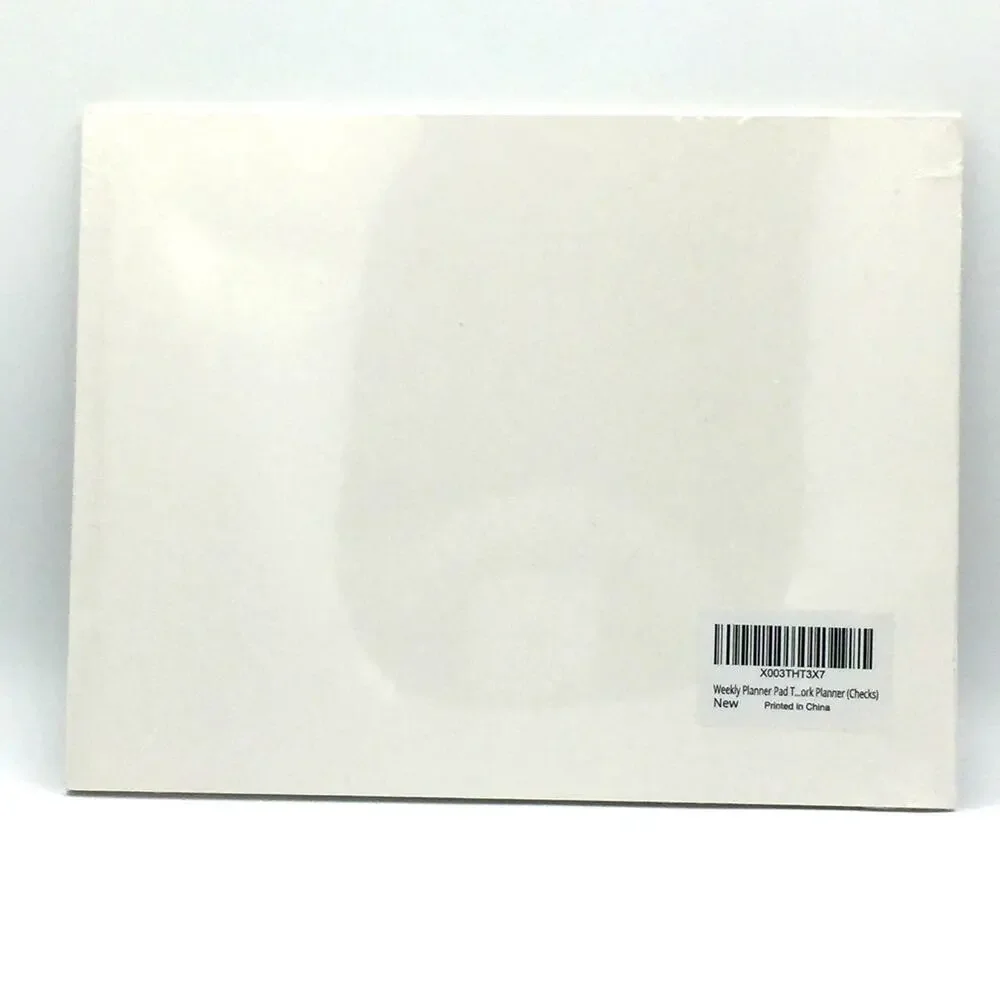 Weekly Task Planner Pad Tear Off 52 Pages Undated 8.5
